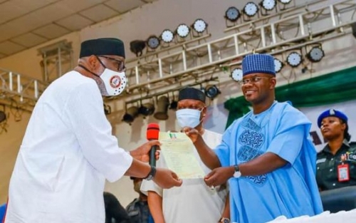 Yahaya Bello's victory at Apex court delights Akeredolu, Ondo APC