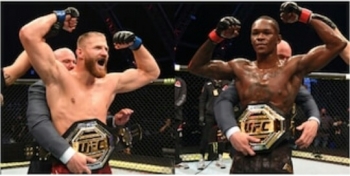 Israel Adesanya set to become 2-weight champ, to fight Blachowicz for light heavyweight belt.