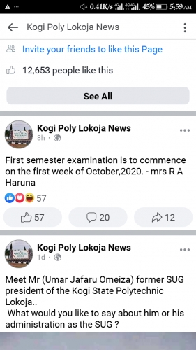 Exams Date For Kogi State Polytechnic
