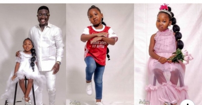 Comedian, Seyi Law celebrates daughter, Tiwa on her 4th birthday (Photos)