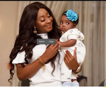 Meet Ini Edo's daughter after several years of miscarriages