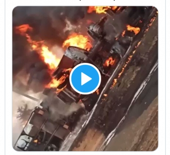 BREAKING: Petrol laden tanker burst into flames in Abeokuta; several injured, many feared dead