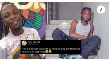 Laycon Won 30 Million And Still Looks Homeless†– Twitter User