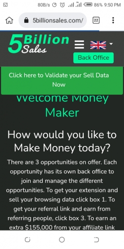 5billionsales. 5billionsales Is A Site That Pay Members For Se...