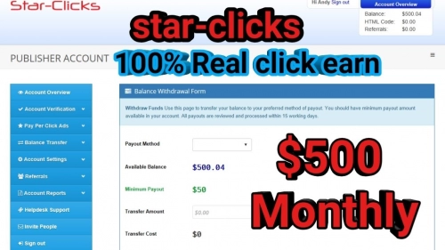 Starclicks Reviews is star-clicks.com legit or scam Registration Login