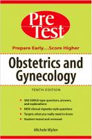 Pretest - Obstetrics and Gynecology by Michele Wylen.pdf